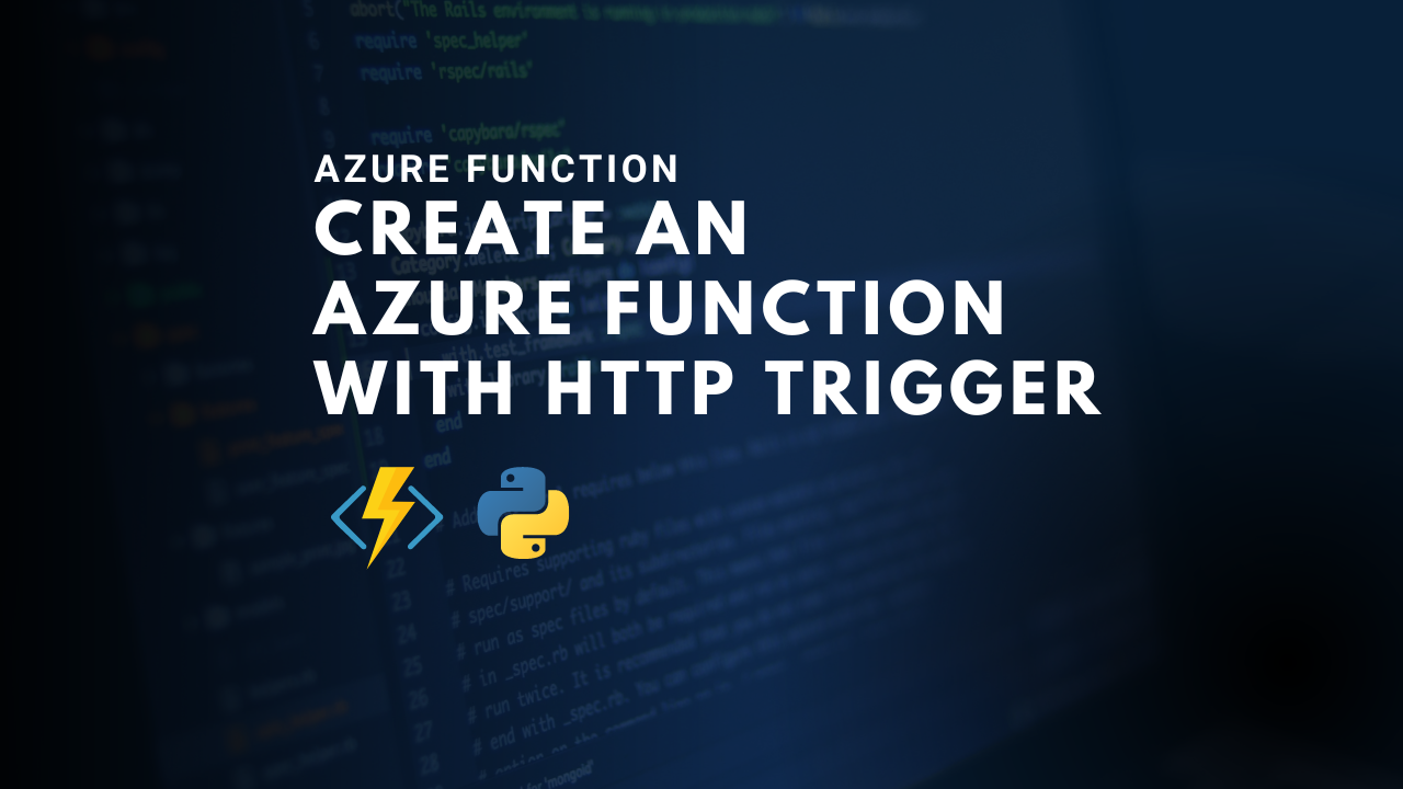 Create an Azure Function in Python