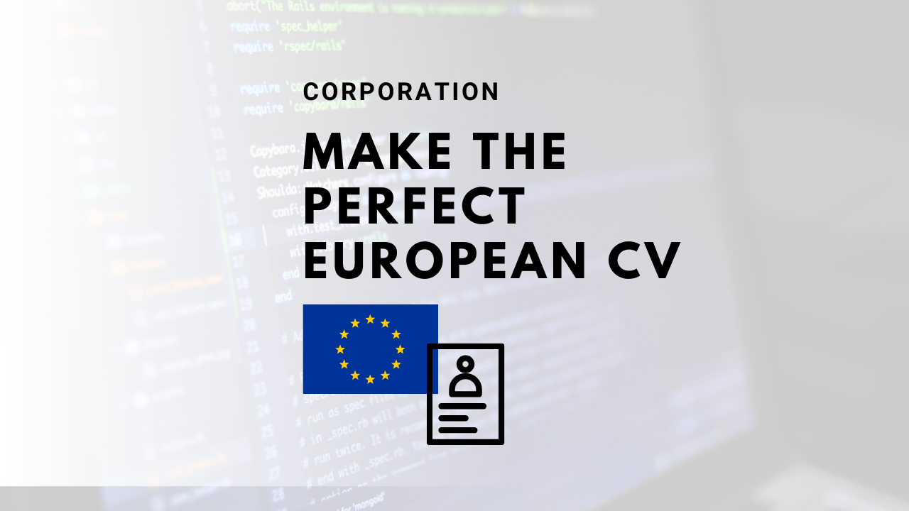 Make a European CV for free